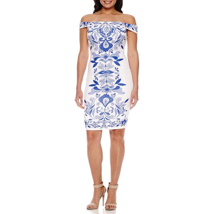 Bisou Bisou Short Sleeve Sheath Dress