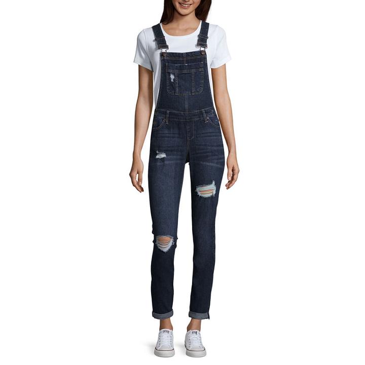 Blue Spice Sleeveless Jumpsuit-juniors