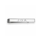 Sterling Silver Tie Slide Rhodium Plated