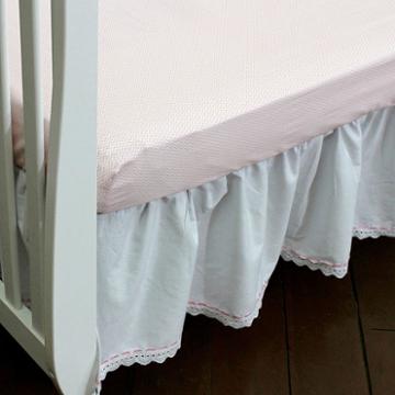 Nurture Eyelet Crib Dust Ruffle