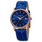 Akribos Xxiv Womens Blue Strap Watch-a-883bu