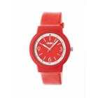 Crayo Unisex Red Strap Watch-cracr4703