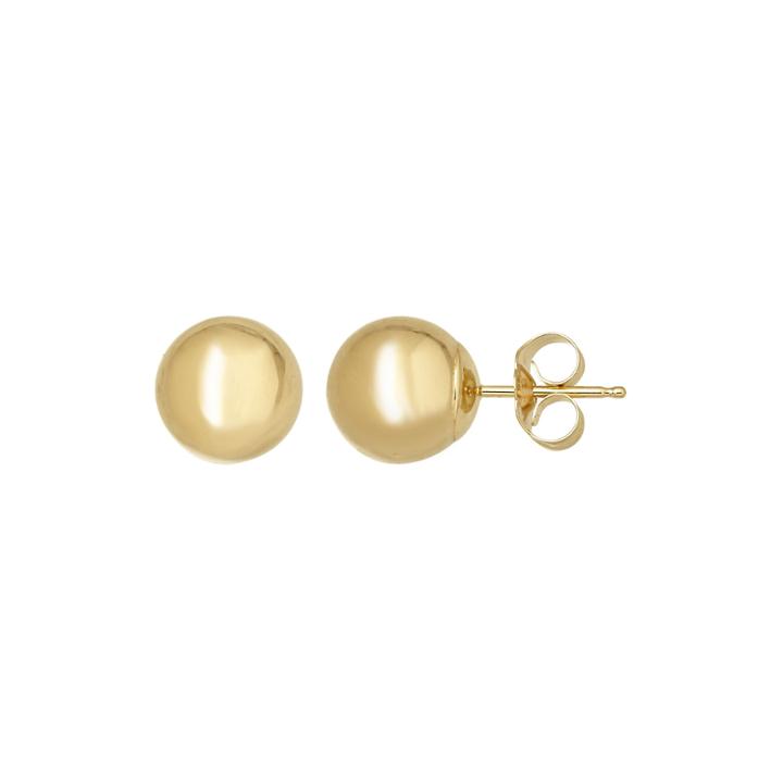Infinite Gold&trade; 14k Yellow Gold 8mm Ball Stud Earrings