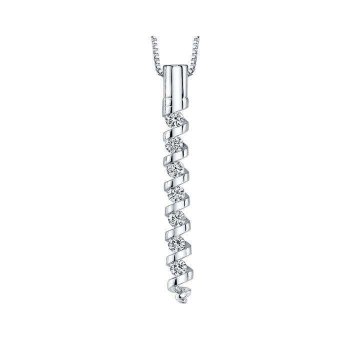 Sirena&trade; 1/4 Ct. T.w. Diamond 14k White Gold Pendant Necklace