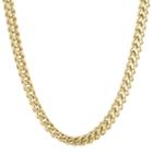 Mens Stainless Steel & Gold-tone Ip 20 6mm Foxtail Chain