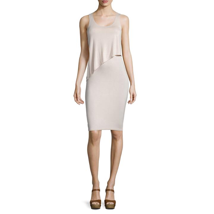 Belle + Sky&trade; Sleeveless Asymmetrical Popover Dress