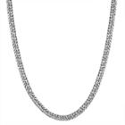 Sterling Silver Solid Curb 20 Inch Chain Necklace