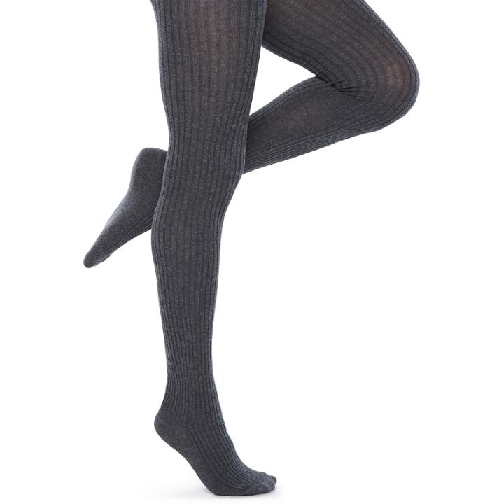 Mixit 1 Pair Ribbed Sweater Tights