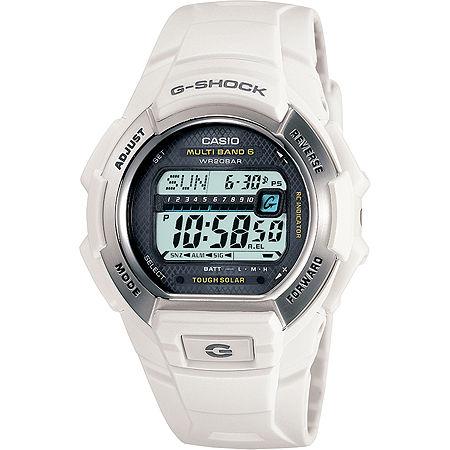 Casio G-shock Multi-band Atomic Time White Solar Watch Gw-m850-7jcp