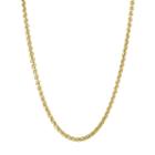 Stainless Steel Solid Wheat 24 Inch Chain Necklace