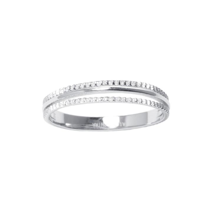 Sterling Silver Triple Row Ring