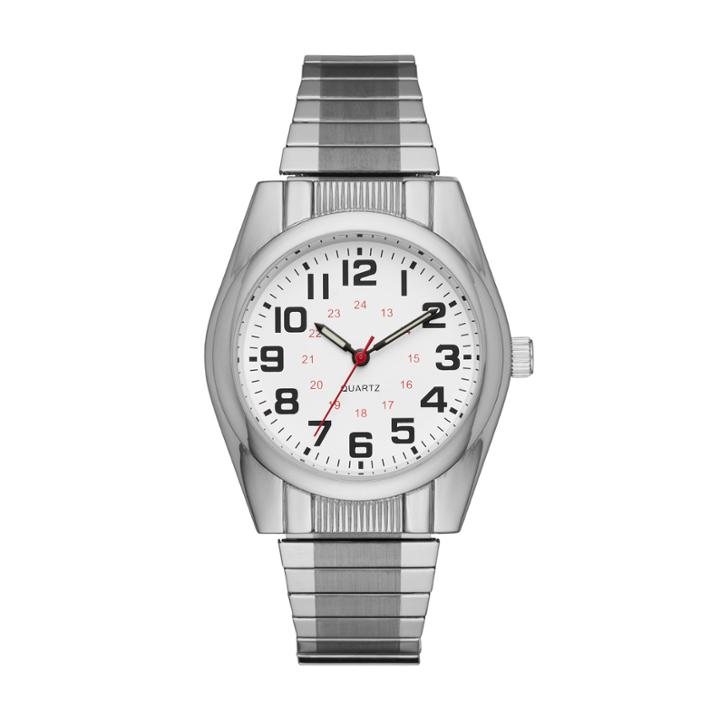 Mens Silver Tone Expansion Watch-fmdjo119