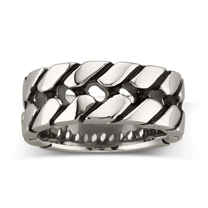 Men's Stainless Steel Tire Tread Band