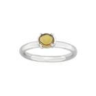 Personally Stackable Citrine Ring