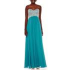 Decode Strapless Beaded-bust Gown