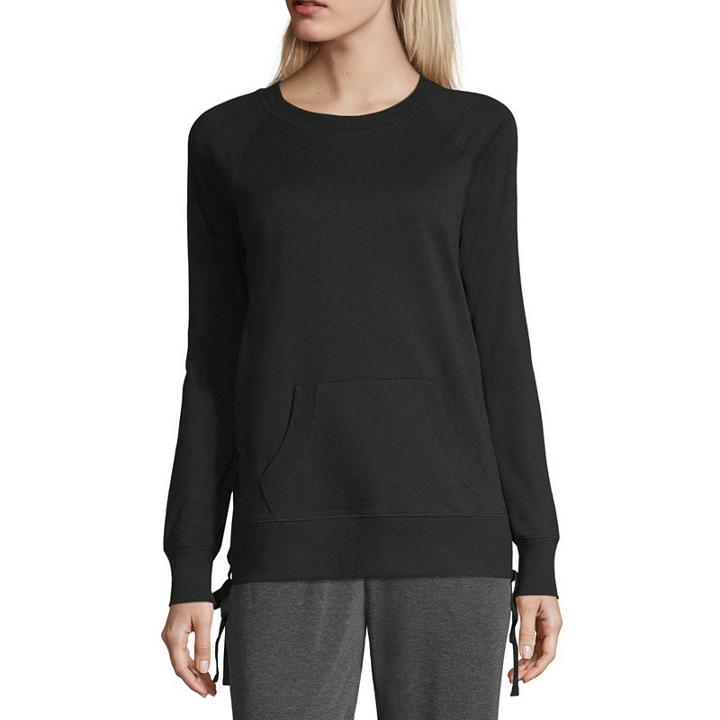 Xersion Side Lace Up Sweatshirt - Tall