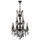 Versailles Collection 12 Light 2-tier Flemish Brass Finish And Clear Crystal Chandelier