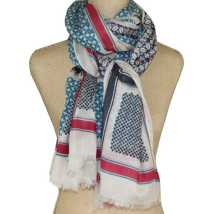 Design Imports Skinny Pattern Scarf