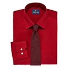 Stafford Box Shirt And Tie Set - Big And Tall