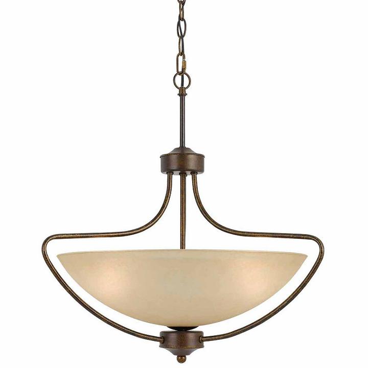 Wooten Heights 22.88 Inch Pendant Fixture In Rust