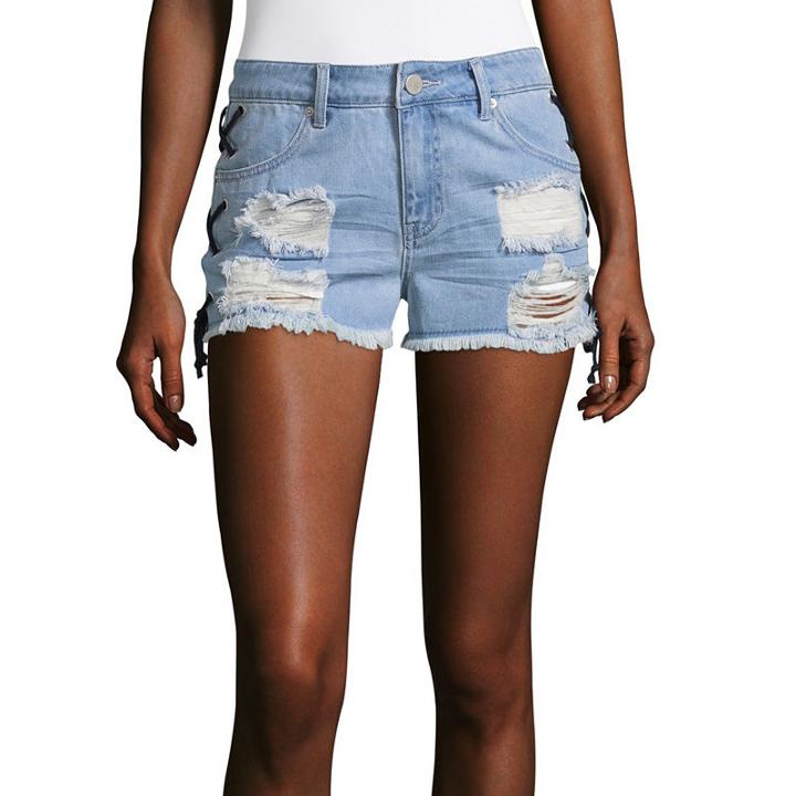 Ashley Mason 2 Denim Shorts-juniors