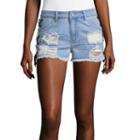 Ashley Mason 2 Denim Shorts-juniors