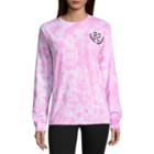 Flirtitude Long Sleeve Tie Dye Graphic T-shirt