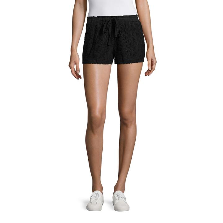 Rewind Lace Soft Shorts-juniors