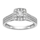 Promise My Love Womens 3/8 Ct. T.w. Genuine Multi-shape White Diamond 14k Gold Promise Ring