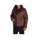 Excelled Faux Shearling Asymmetrical Zip Jacket