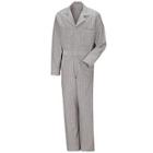 Red Kap Button-front Cotton Herringbone Coverall