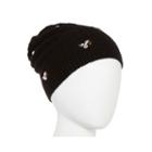 Mixit&trade; Reverse Jersey Embellished Beanie