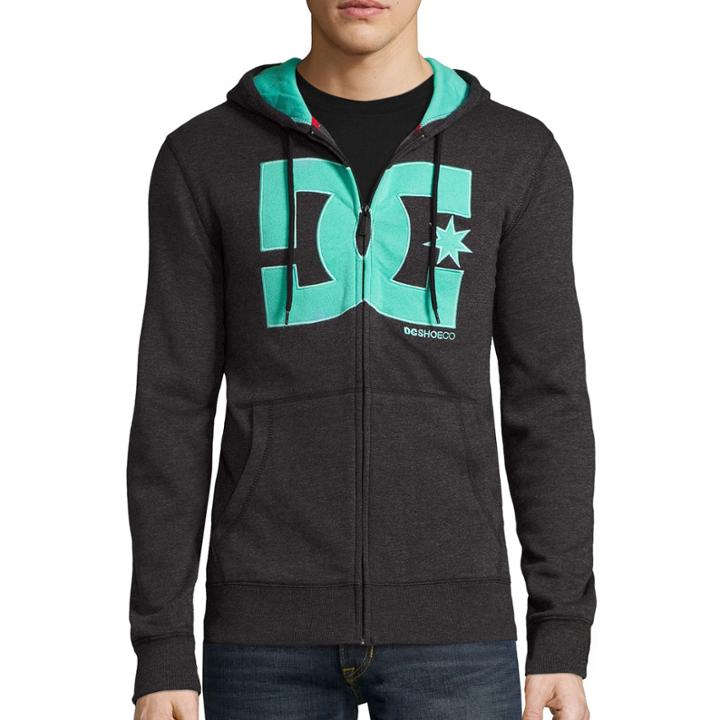 Dc Shoes Co. Core T Star Long-sleeve Front-zip Hoodie