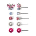 Mixit 5-pair Butterfly Stud Earring Set