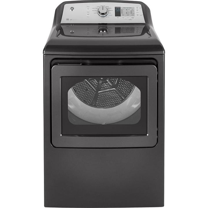 Ge Energy Star 7.4 Cu. Ft. Capacity Aluminized Alloy Drum Gas Dryer With Sensor Dry - Gtd65gbpldg