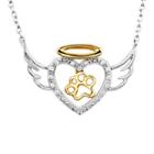 Aspca Tender Voices 1/10 Ct. T.w. Diamond Animal Angel Pendant Necklace