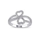 1/10 Ct. T.w. Diamond Sterling Silver Heart Ring