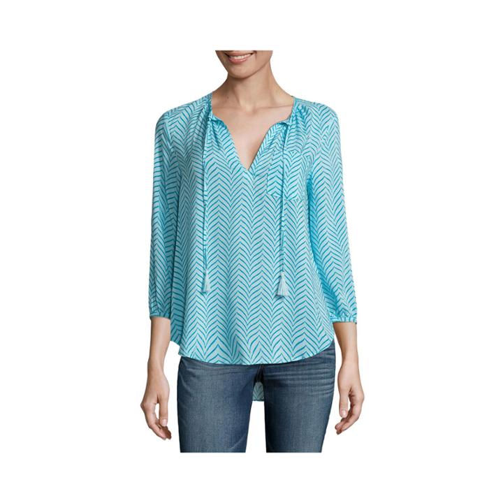 A.n.a 3/4 Sleeve Peasant Blouse