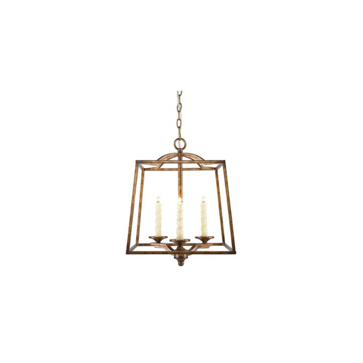 Athena 3-light Pendant In Grecian Gold