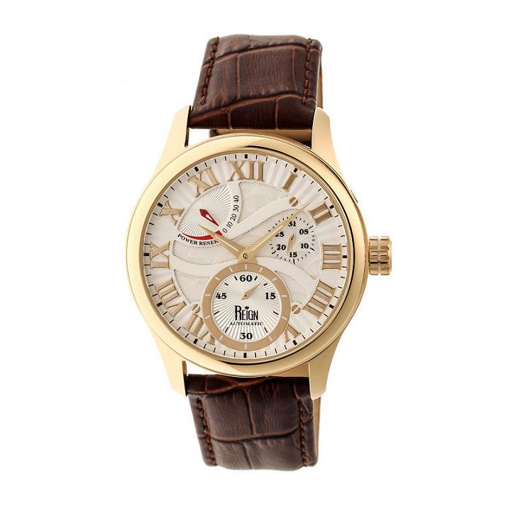 Reign Unisex Brown Strap Watch-reirn1605