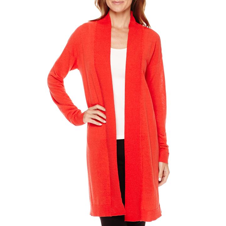 Liz Claiborne Long-sleeve Duster