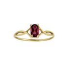 Lead Glass-filled Ruby 14k Yellow Gold Birthstone Ring