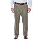 Haggar Classic Fit Pleated Pants Big And Tall