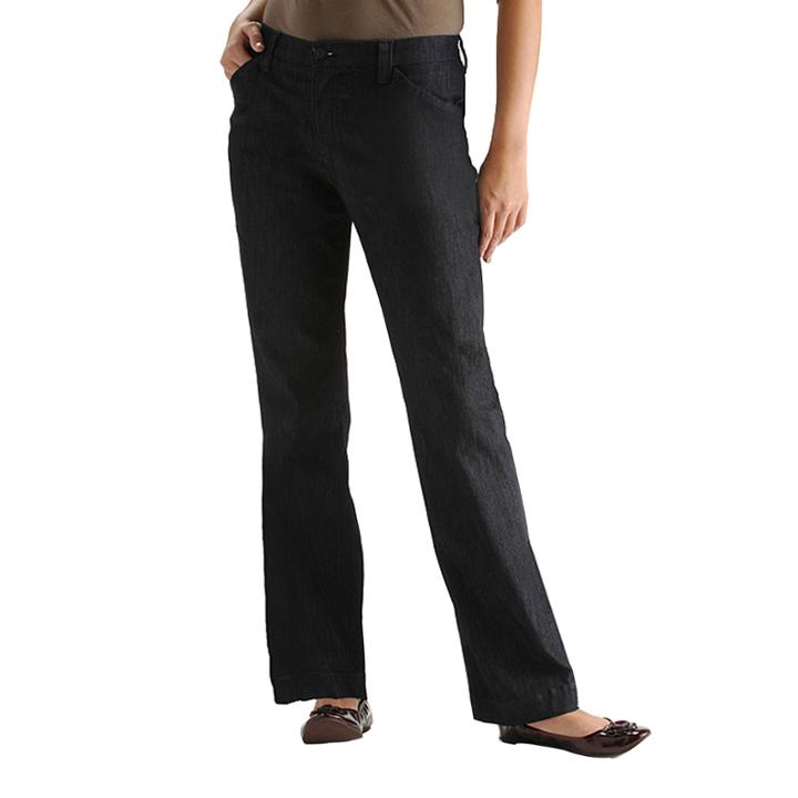Lee Comfort Waist Straight Leg Twill Pants