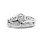 I Said Yes!&trade; 1/3 Ct. T.w. Certified Diamond Contemporary Bridal Ring Set