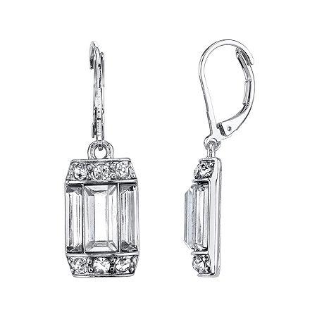 1928 Jewelry Crystal Drop Earrings