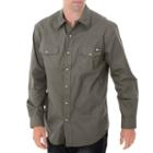 Dickies Not Applicable Long Sleeve Button-front Shirt