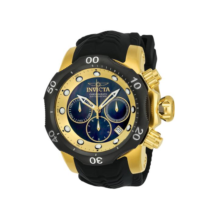 Invicta Venom Mens Black Strap Watch-22359