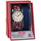 Timex Weekender 31 Box Set Womens Red 2-pc. Watch Boxed Set-twg015500jt