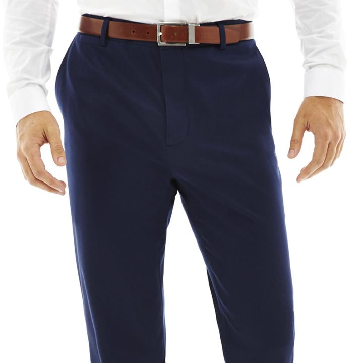Men's Jf J. Ferrar Bright Blue Flat Front Stretch Super Slim Suit Pants